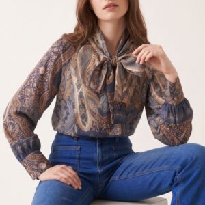 CAMICIA SATINATA STAMPA CACHEMERE 20 CAMICIA SATINATA STAMPA CACHEMERE - Thumbnail Image 9