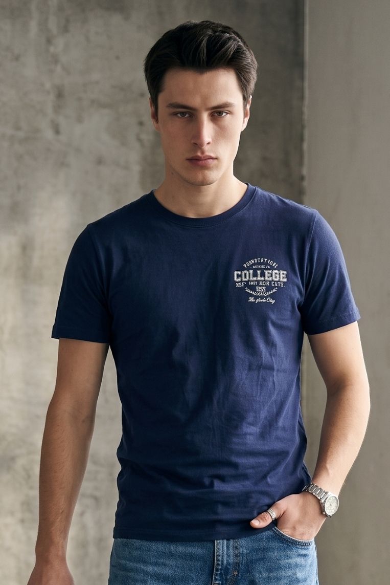 T-SHIRT STAMPA COLLEGE 2 T-SHIRT STAMPA COLLEGE - immagine 2
