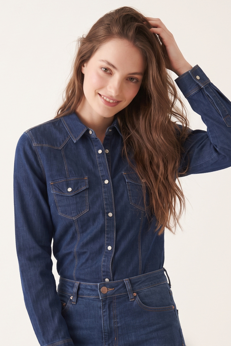 CAMICIA IN DENIM 4 CAMICIA IN DENIM - immagine 4
