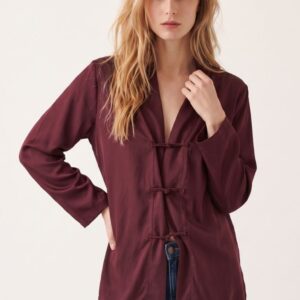 BLUSA CON ALAMARI SATIN 17 BLUSA CON ALAMARI SATIN - Thumbnail Image 5