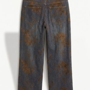 DENIM GAMBA DRITTA STAMPA FLOCK 8 DENIM GAMBA DRITTA STAMPA FLOCK - Thumbnail Image 4