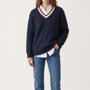 MAGLIA SCOLLO V CONTRASTO 18 MAGLIA SCOLLO V CONTRASTO - Thumbnail Image 2