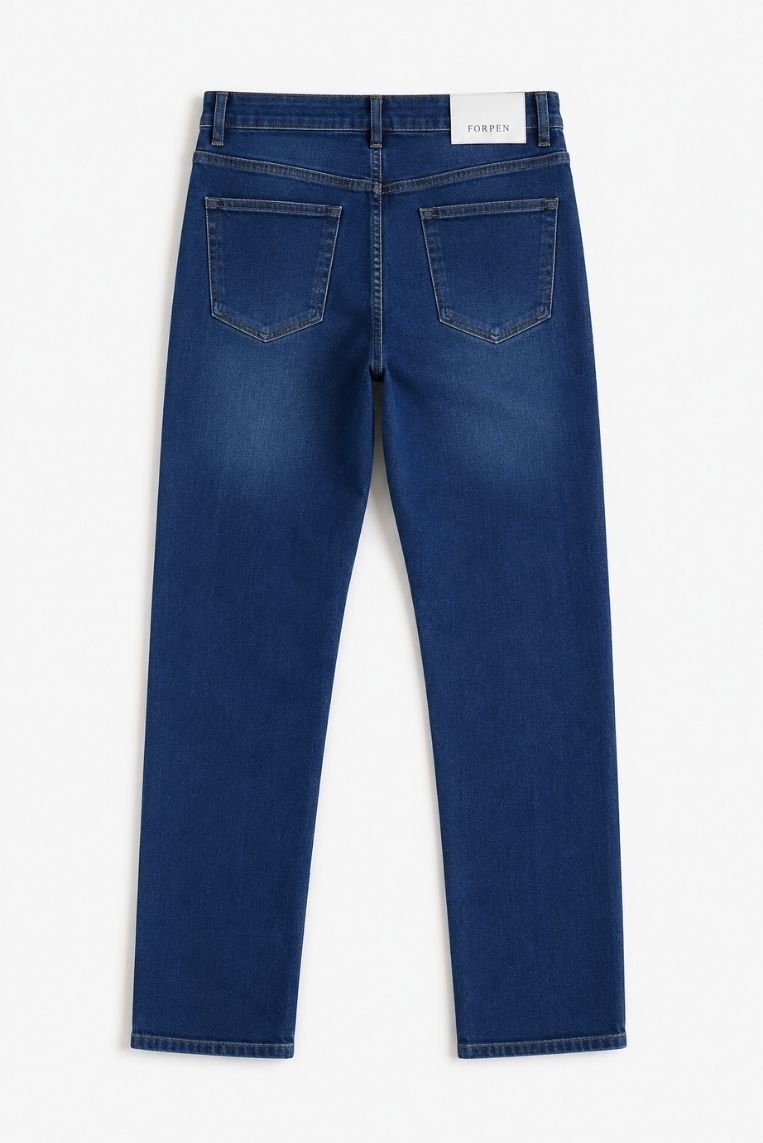 DENIM GAMBA LARGA CON TASCHINO 4 DENIM GAMBA LARGA CON TASCHINO - immagine 4