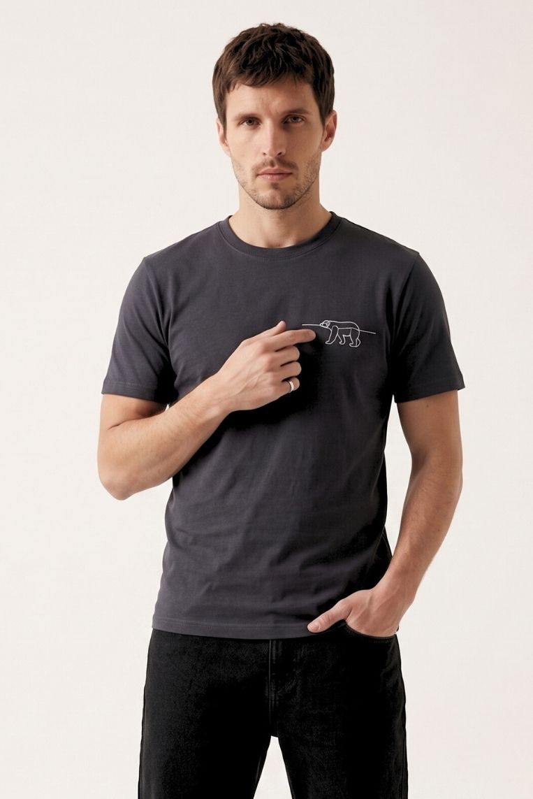 T-SHIRT STAMPA ORSO 2 T-SHIRT STAMPA ORSO - immagine 2
