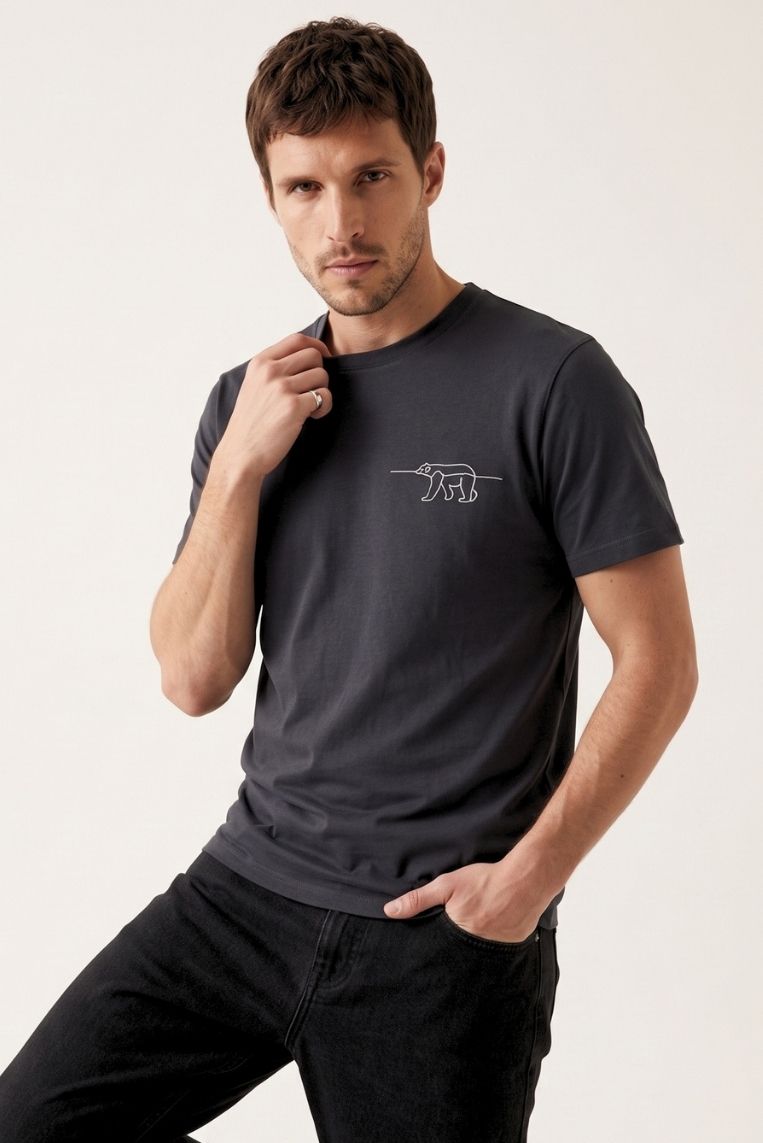 T-SHIRT STAMPA ORSO