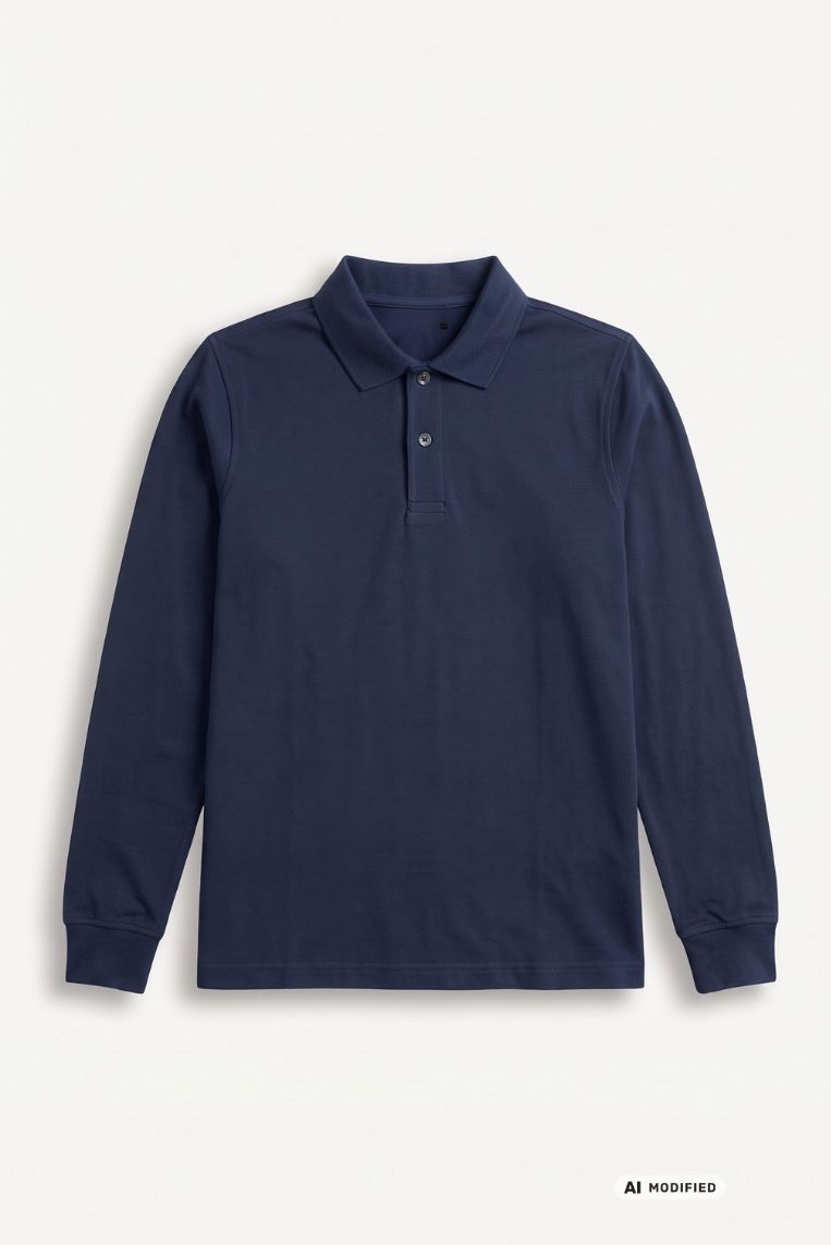 POLO MANICHE LUNGHE PIQUET 6 POLO MANICHE LUNGHE PIQUET - immagine 6