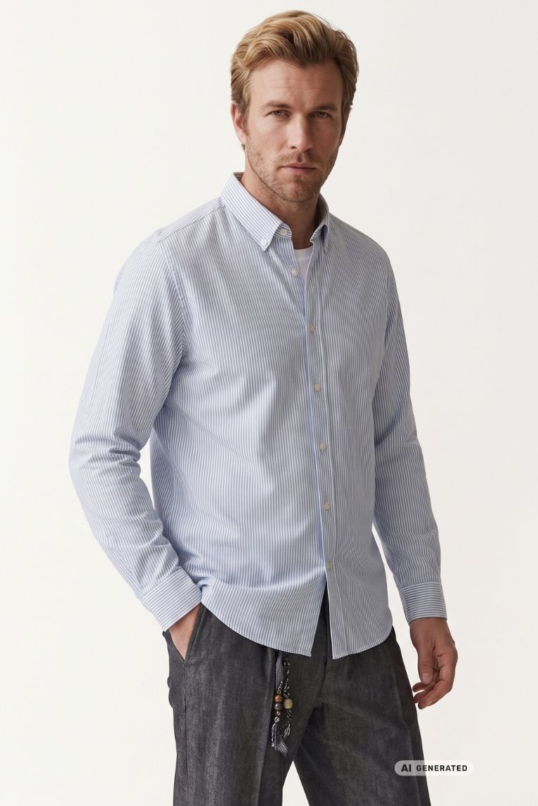 CAMICIA TAILORED BOTTON DOWN RIGHE