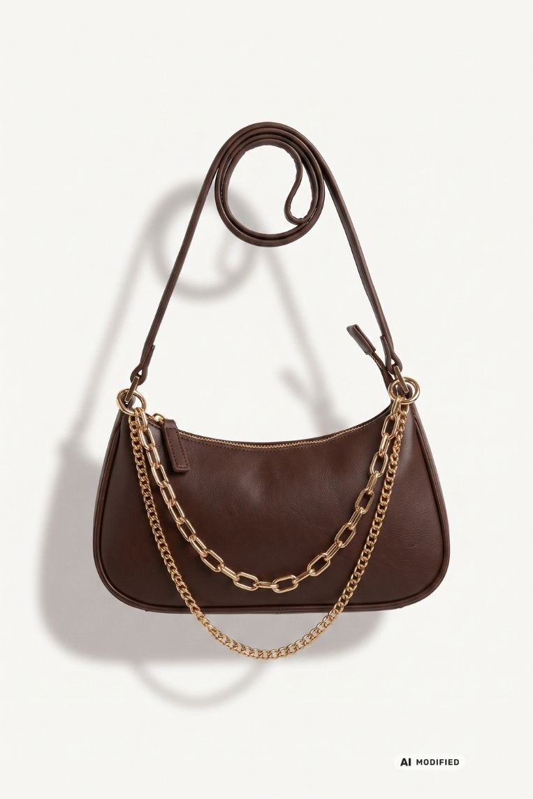 BORSA A MANO CON CATENA