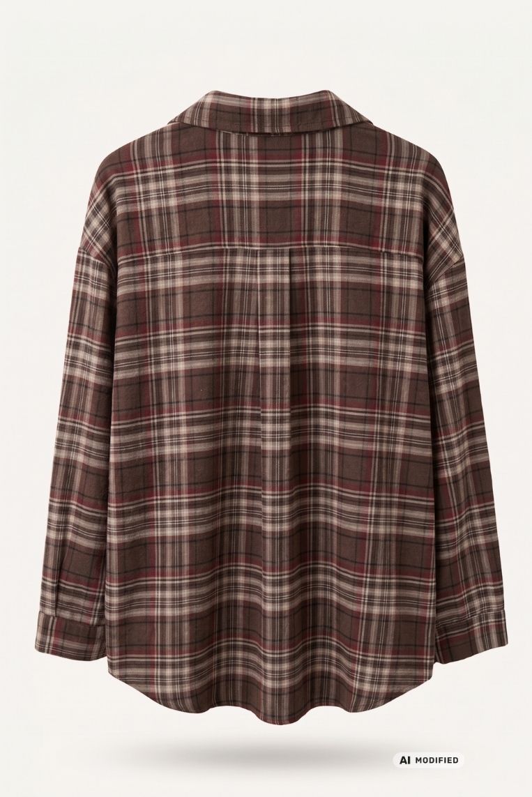 CAMICIA CHECK TASCA PAILLETTES - immagine 4