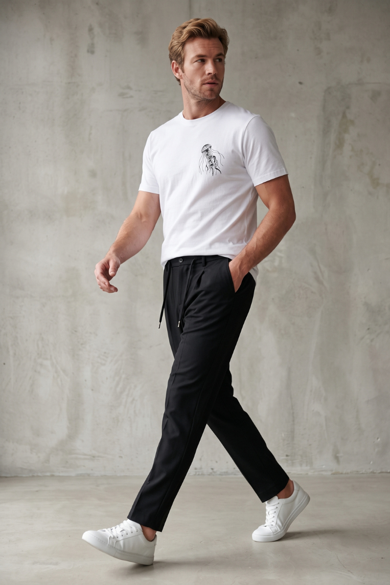 PANTALONE FRESCO LANA LACCIO PINCES 8 PANTALONE FRESCO LANA LACCIO PINCES - immagine 8