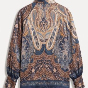 CAMICIA SATINATA STAMPA CACHEMERE 22 CAMICIA SATINATA STAMPA CACHEMERE - Thumbnail Image 11