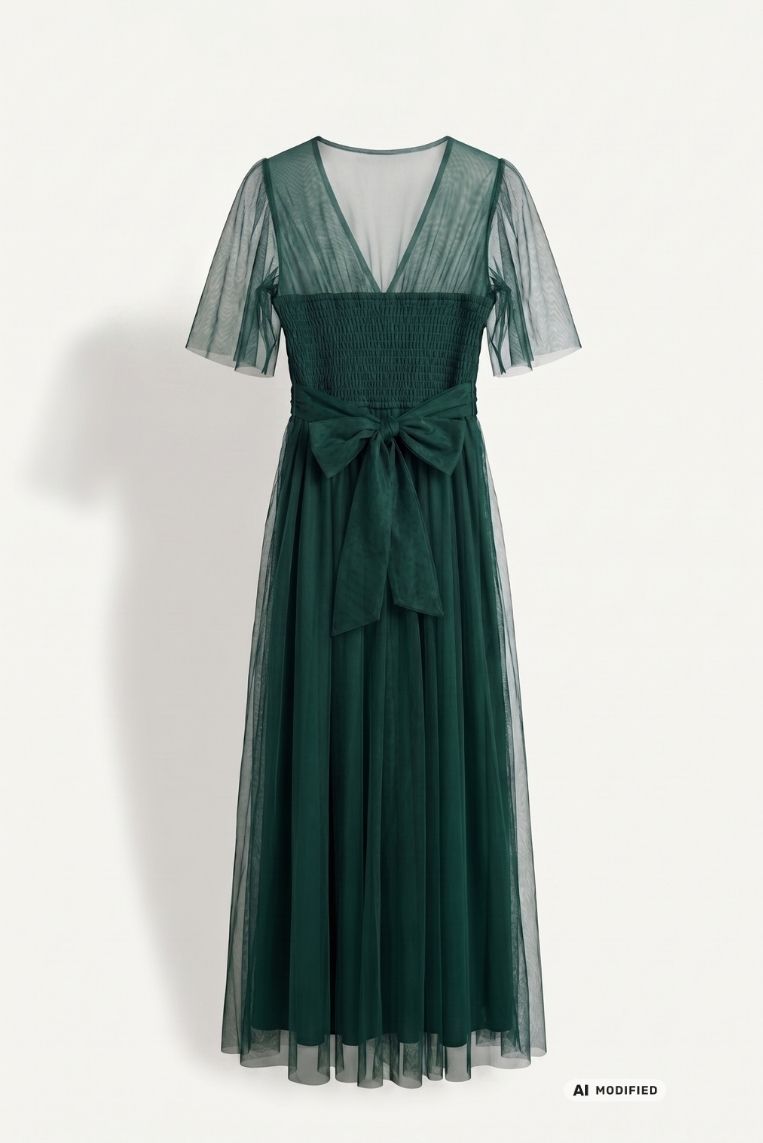 ABITO LUNGO IN TULLE - immagine 2