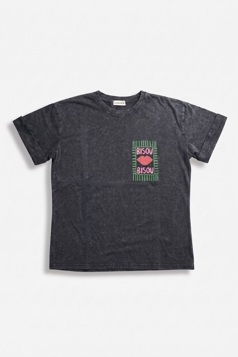 T-SHIRT STAMPA BISOU BISOU 4 T-SHIRT STAMPA BISOU BISOU - immagine 4