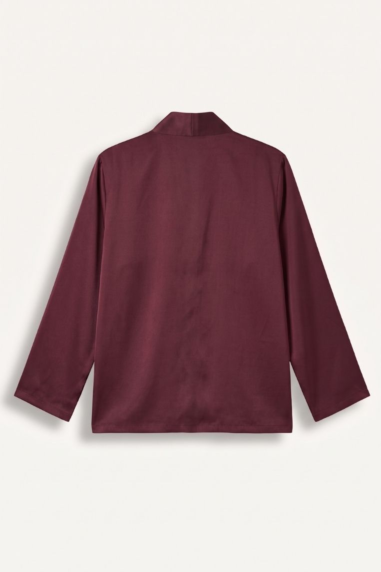 BLUSA CON ALAMARI SATIN 8 BLUSA CON ALAMARI SATIN - immagine 8