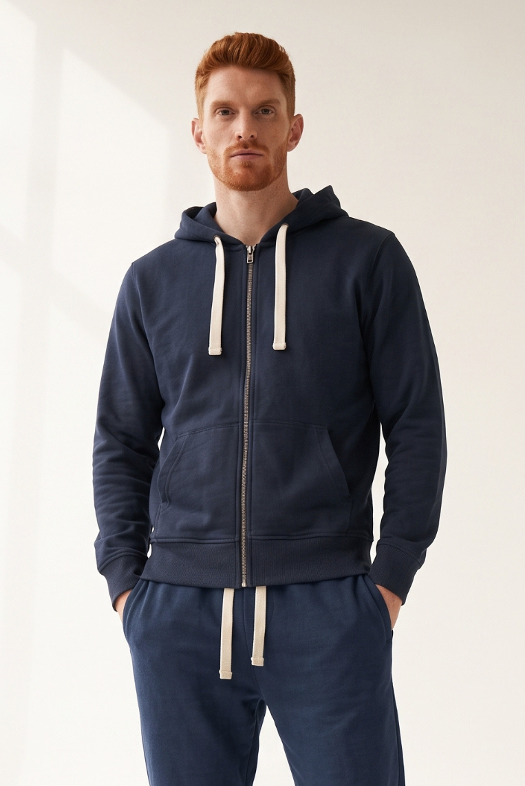 FELPA CAPPUCCIO FULL ZIP 2 FELPA CAPPUCCIO FULL ZIP - immagine 2