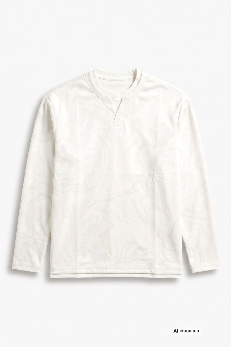 FELPA MANICHE LUNGHE SCOLLO V 3 FELPA MANICHE LUNGHE SCOLLO V - immagine 3