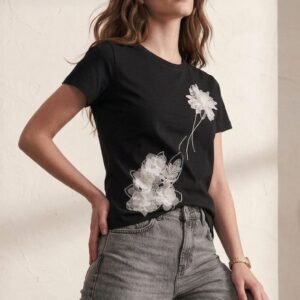 T-SHIRT FIORI TULLE 10 T-SHIRT FIORI TULLE - Thumbnail Image 4
