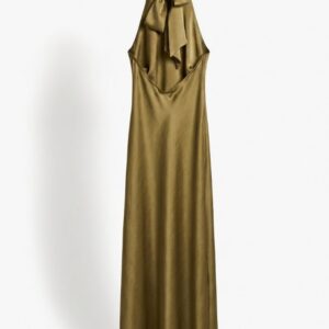 ABITO LUNGO SATIN CON FIOCCO 10 ABITO LUNGO SATIN CON FIOCCO - Thumbnail Image 5