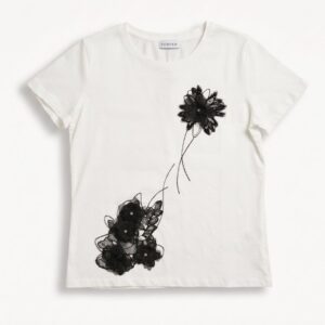 T-SHIRT FIORI TULLE 9 T-SHIRT FIORI TULLE - Thumbnail Image 3