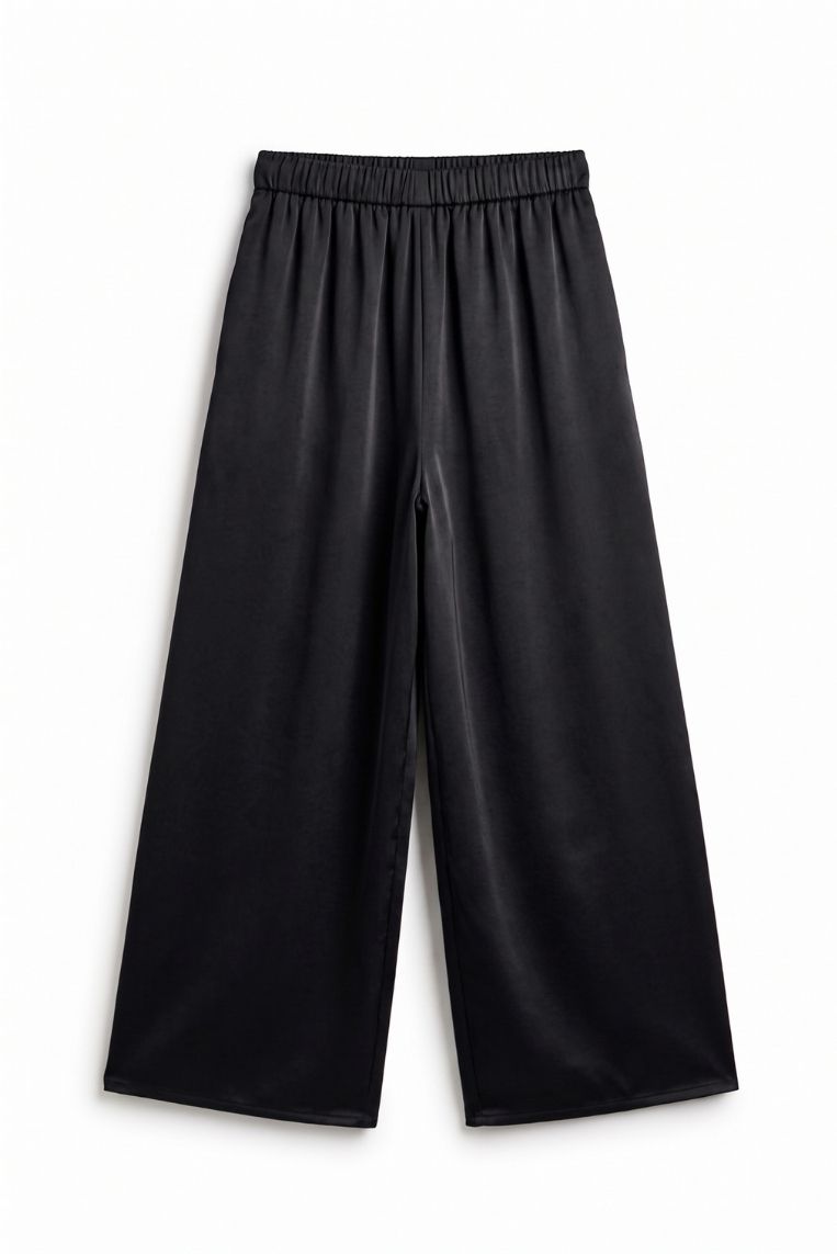 PANTALONE FLUIDO SATINATO 8 PANTALONE FLUIDO SATINATO - immagine 8