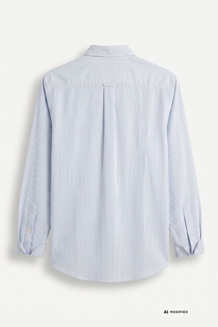 CAMICIA TAILORED BOTTON DOWN RIGHE 4 CAMICIA TAILORED BOTTON DOWN RIGHE - immagine 4