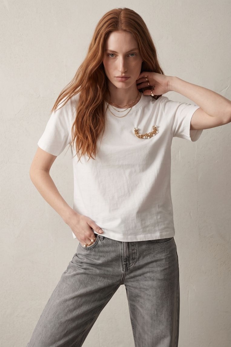 T-SHIRT TASCHINO STRASS 4 T-SHIRT TASCHINO STRASS - immagine 4