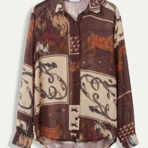 CAMICIA MISTO LANA STAMPA CAVALLI 8 CAMICIA MISTO LANA STAMPA CAVALLI - Thumbnail Image 4