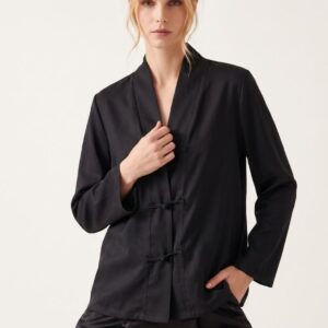 BLUSA CON ALAMARI SATIN 13 BLUSA CON ALAMARI SATIN - Thumbnail Image 1