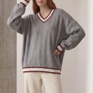 MAGLIA SCOLLO V CONTRASTO 21 MAGLIA SCOLLO V CONTRASTO - Thumbnail Image 5