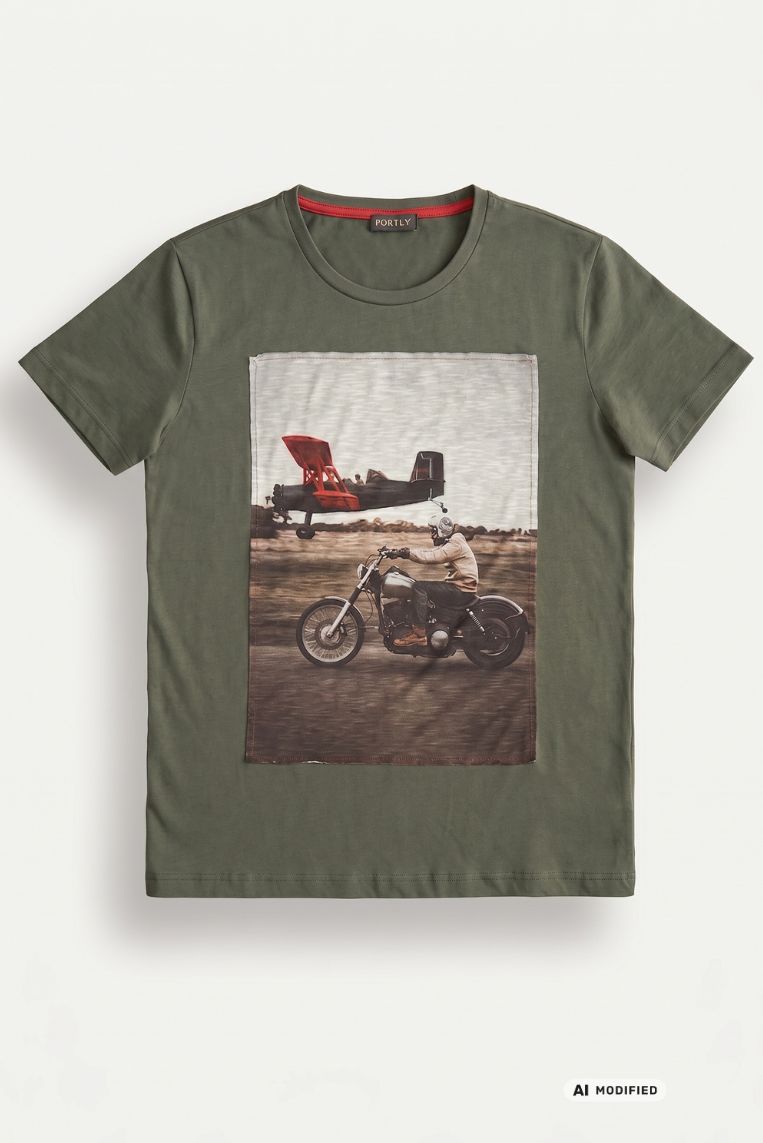 T-SHIRT STAMPA RIDER AEREO 3 T-SHIRT STAMPA RIDER AEREO - immagine 3
