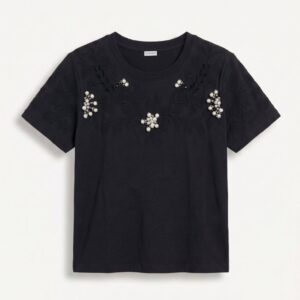 T-SHIRT RICAMO FIORI PAILLETTES 12 T-SHIRT RICAMO FIORI PAILLETTES - Thumbnail Image 6