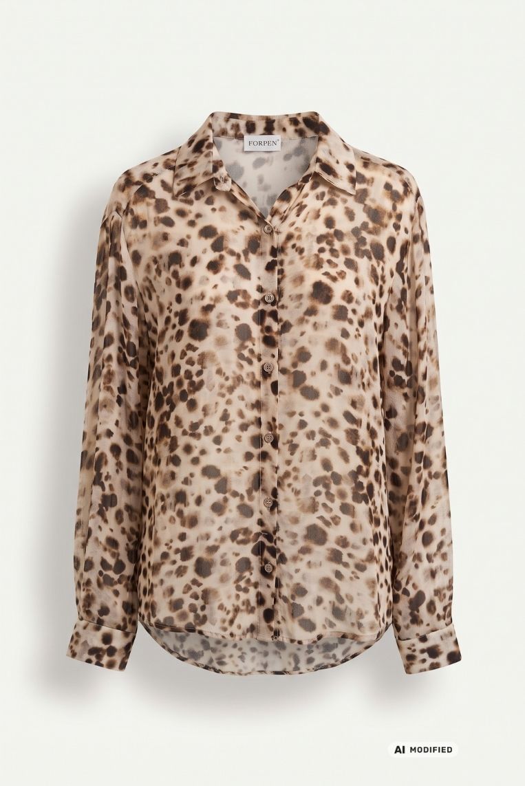 CAMICIA MISTO LANA STAMPA BAMBI - immagine 3