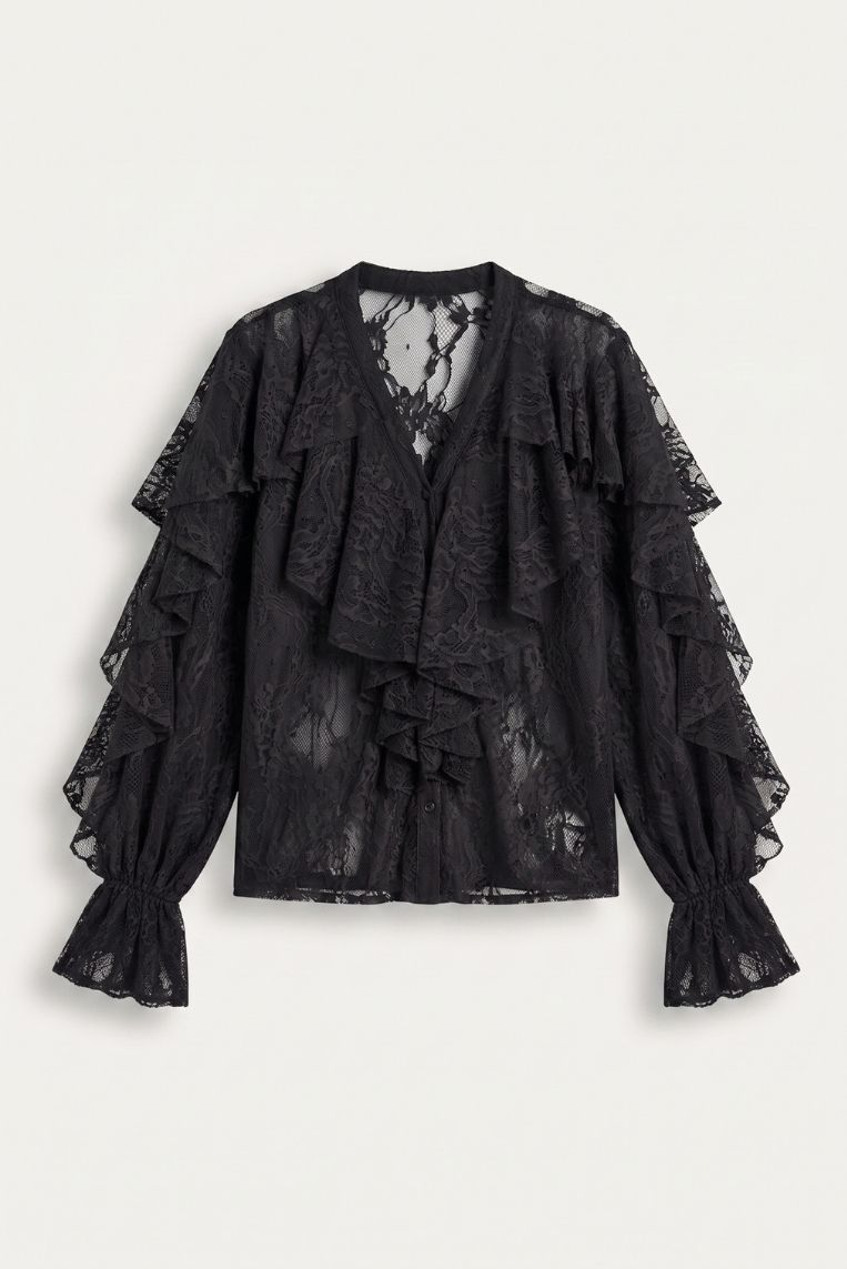 BLUSA IN PIZZO - immagine 7