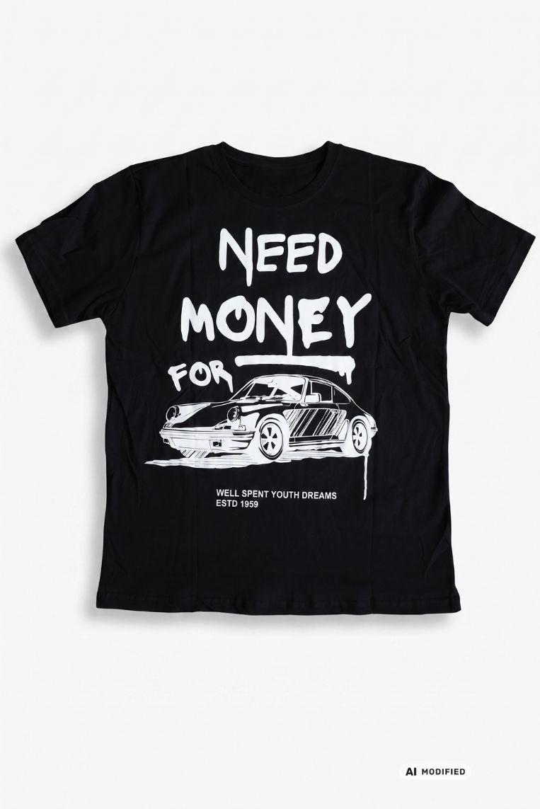 T-SHIRT NEED MONEY 4 T-SHIRT NEED MONEY - immagine 4