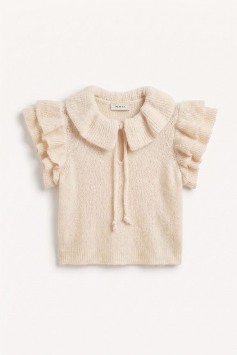 MAGLIA MANICHE CORTE COLLETTO - immagine 3
