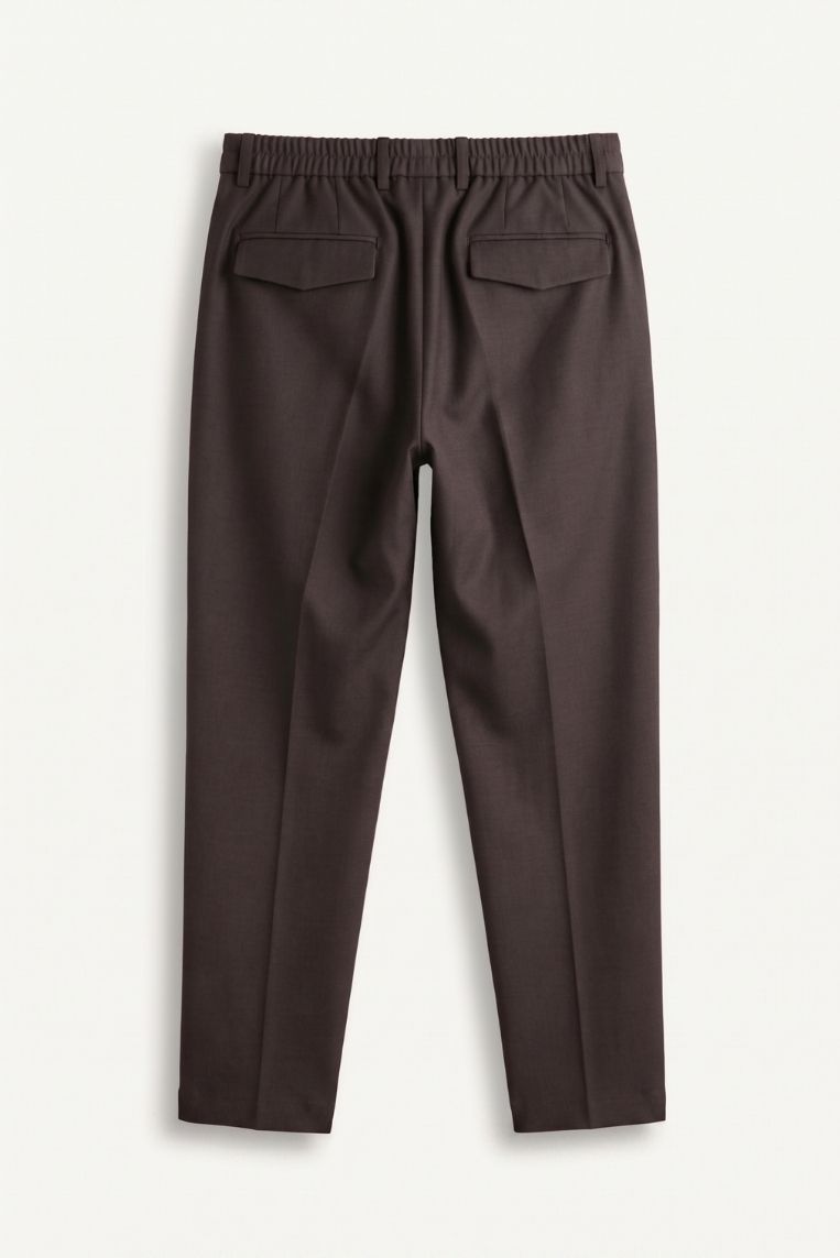 PANTALONE FRESCO LANA LACCIO PINCES 14 PANTALONE FRESCO LANA LACCIO PINCES - immagine 14