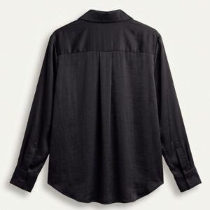 BLUSA SATINATA ARRICCIATA SUL FONDO 16 BLUSA SATINATA ARRICCIATA SUL FONDO - Thumbnail Image 8