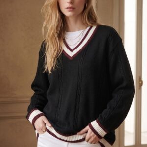 MAGLIA SCOLLO V CONTRASTO 26 MAGLIA SCOLLO V CONTRASTO - Thumbnail Image 10