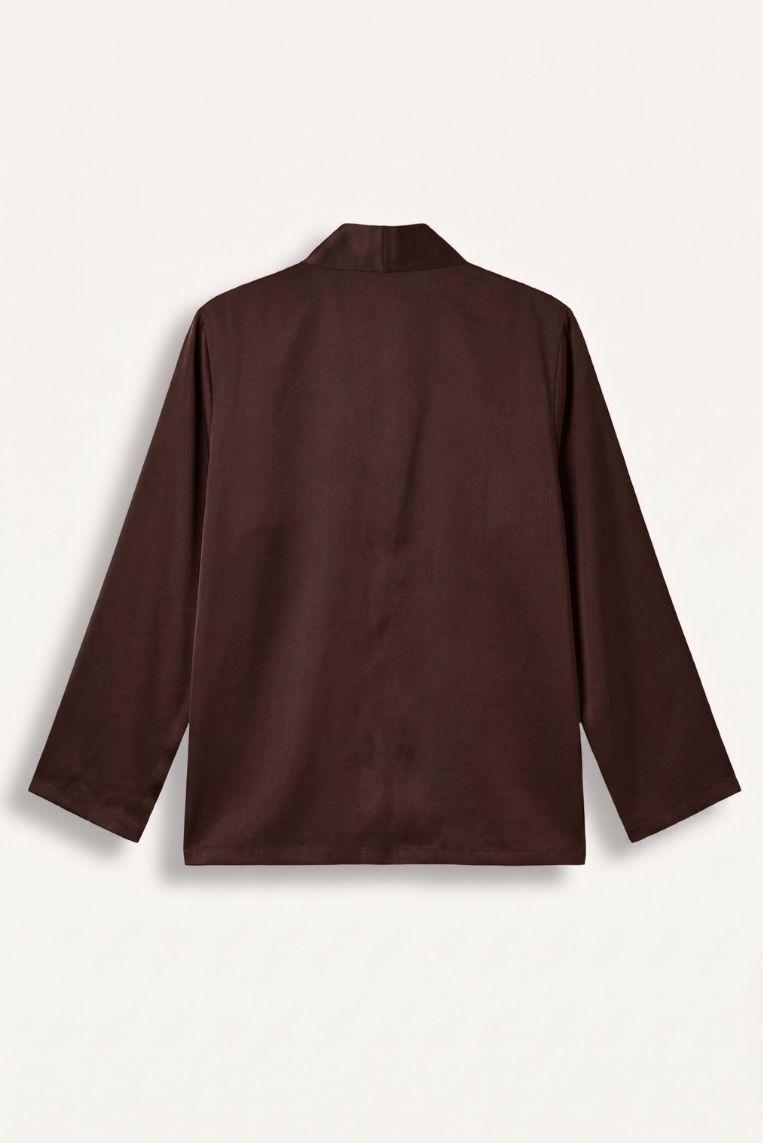BLUSA CON ALAMARI SATIN 11 BLUSA CON ALAMARI SATIN - immagine 11