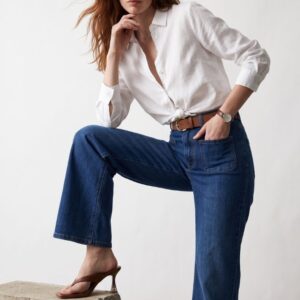 DENIM GAMBA LARGA CON TASCHINO 5 DENIM GAMBA LARGA CON TASCHINO - Thumbnail Image 1