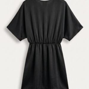 ABITO CORTO SATINATO MANICA KIMONO 20 ABITO CORTO SATINATO MANICA KIMONO - Thumbnail Image 8