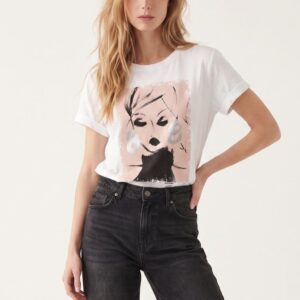 T-SHIRT STAMPA VISO DONNA 6 T-SHIRT STAMPA VISO DONNA - Thumbnail Image 2