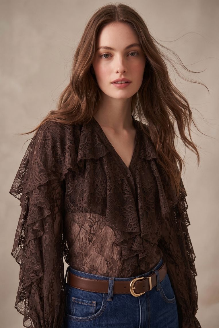 BLUSA IN PIZZO - immagine 10