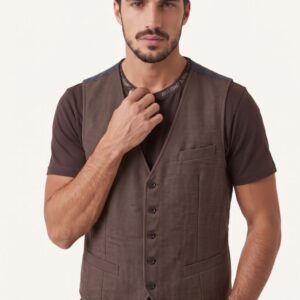GILET TEXTURE MANO CALDA 4 GILET TEXTURE MANO CALDA - Thumbnail Image 1