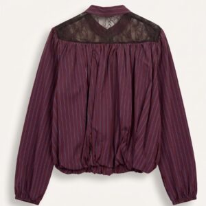 CAMICIA CROPPED RIGA PIZZO 12 CAMICIA CROPPED RIGA PIZZO - Thumbnail Image 6