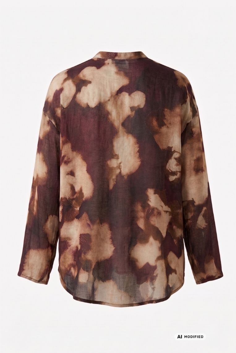 CAMICIA MISTO LANA STAMPA 4 CAMICIA MISTO LANA STAMPA - immagine 4