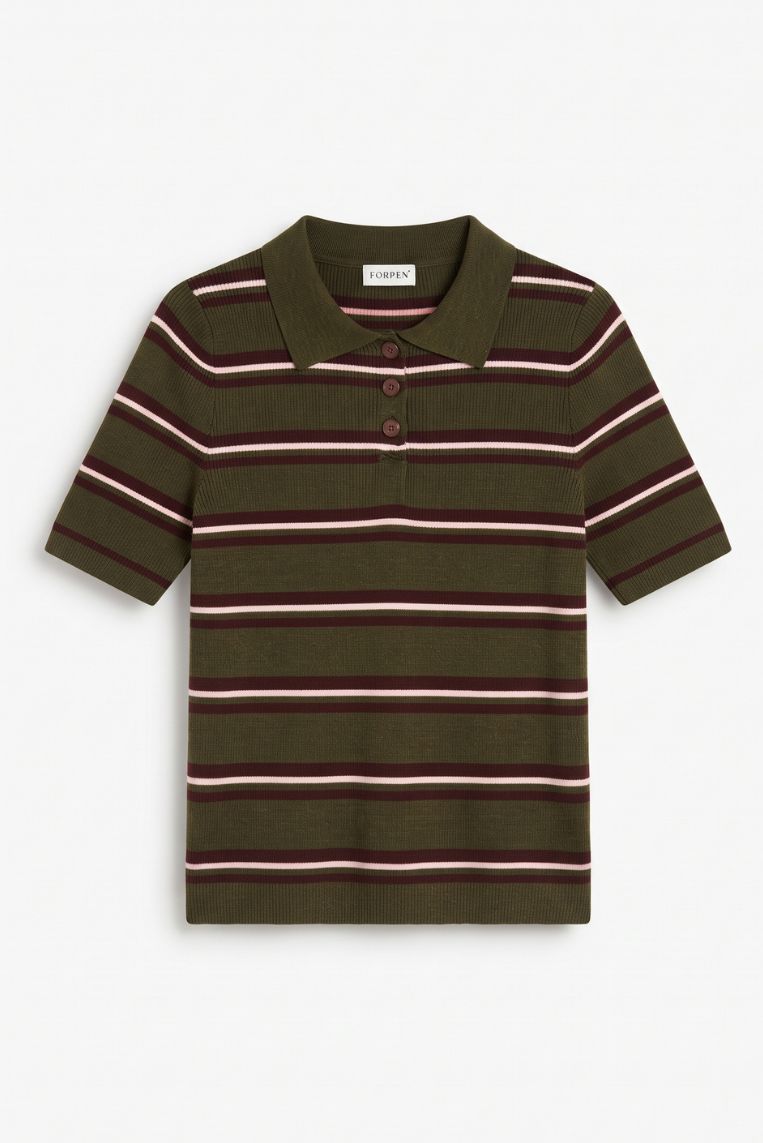POLO MANICHE CORTE COSTINA MISTO LANA 12 POLO MANICHE CORTE COSTINA MISTO LANA - immagine 12