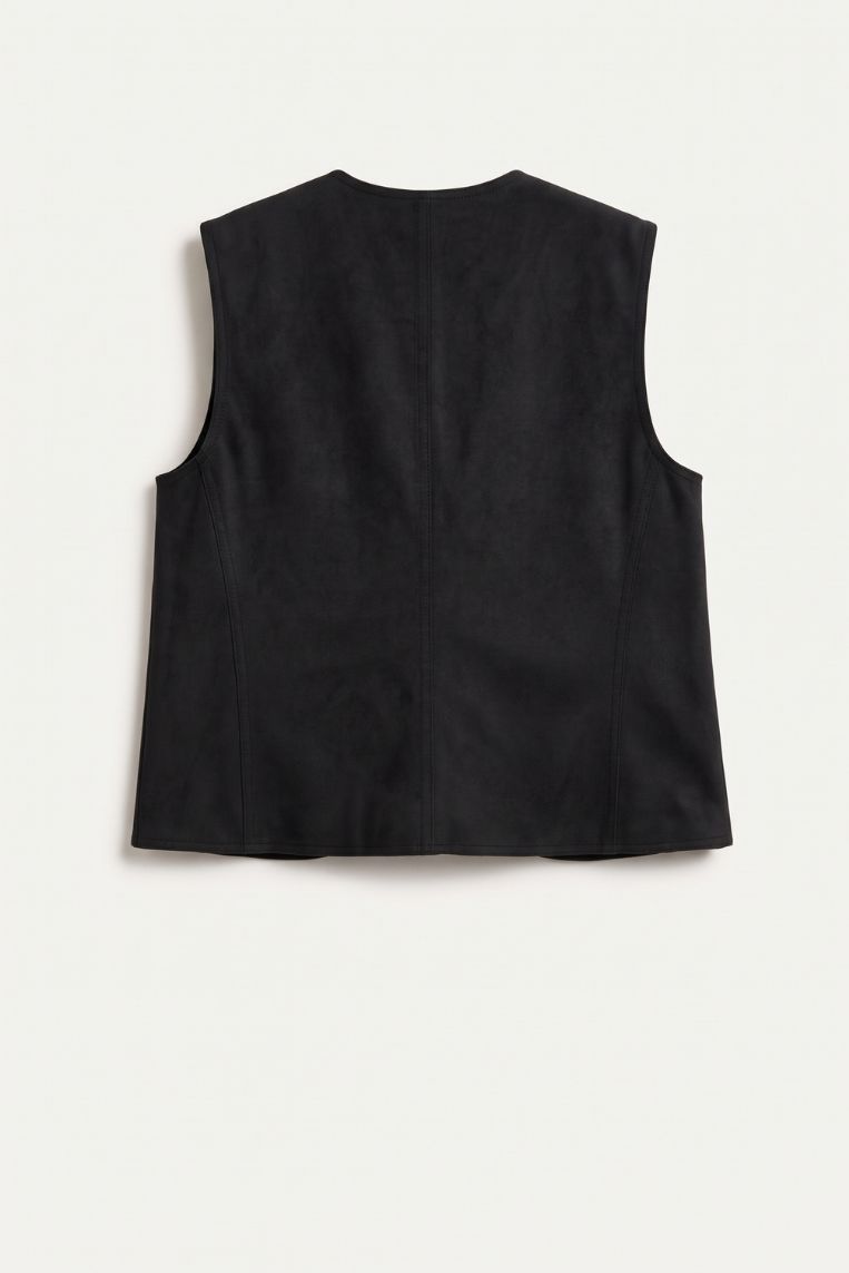 GILET OVER RICAMO 8 GILET OVER RICAMO - immagine 8