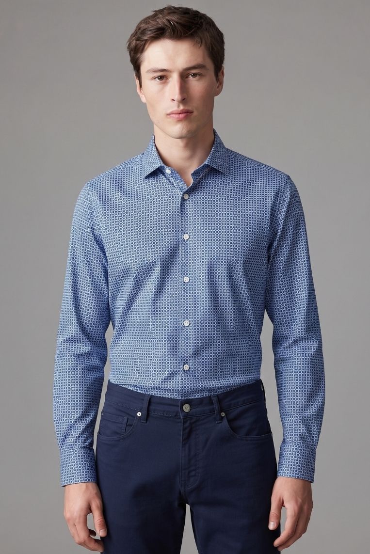 CAMICIA IN BAMBOO STAMPATA