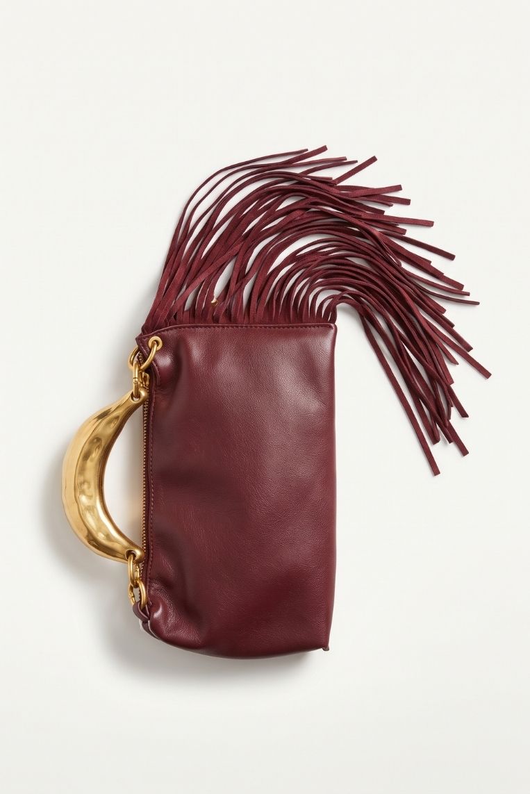 BORSA DETTAGLIO FRANGE E MANICO